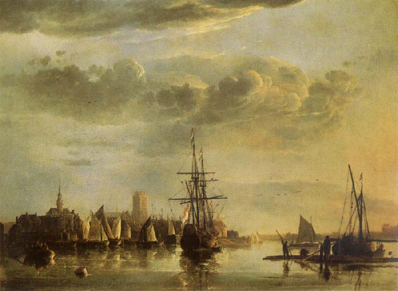 Aelbert Cuyp The Meuse by Dordrecht oil painting picture
